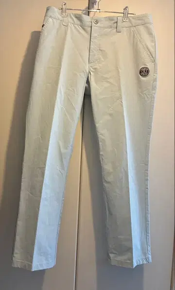 and per se 라이트 그레이 남성용 스트레이트 팬츠