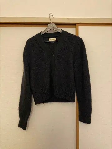 amoment 아모멘토 모헤어 가디건 차콜