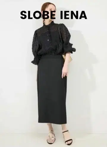 SLOBE IENA 슬로브 이에나 갸바 타이틀 슬릿 스커트