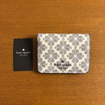 [ 미사용 ] kate spade 스페이드 플라워 바이폴드 지갑