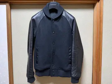 리튬옴므 스타디움 레더 자켓 42