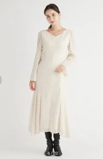 CELFORD 브러쉬 레이스 원피스