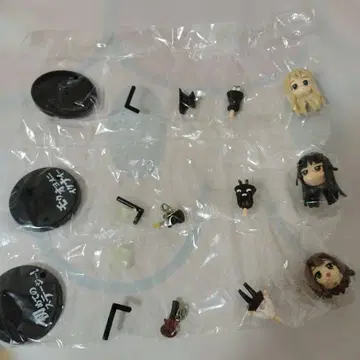 케이온! 미니 피규어 세트 무대 의상 3종 세트