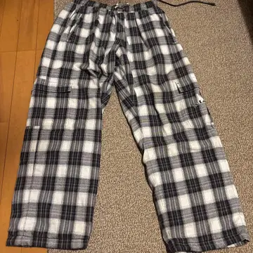 Xlarge 체크 무늬 이지 팬츠 L 사이즈