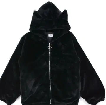 볼칸 & 아프로다이테 복슬복슬 고양이 귀 퍼 BIG 블루종