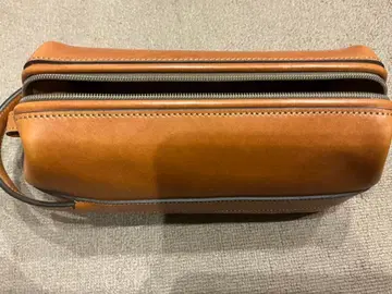 [컨디션 최상] 만소 쌍유화지 세컨드백 인기 매진 카멜