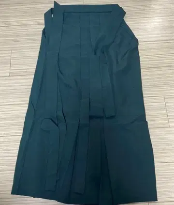 다크 그린 플리츠 하카마