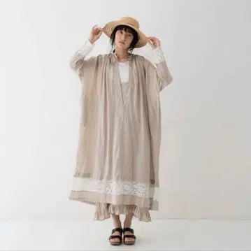 네스트로브 린넨 레이스 처치 드레스