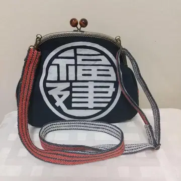 앞치마 리메이크 가마구치 백 [푸젠]