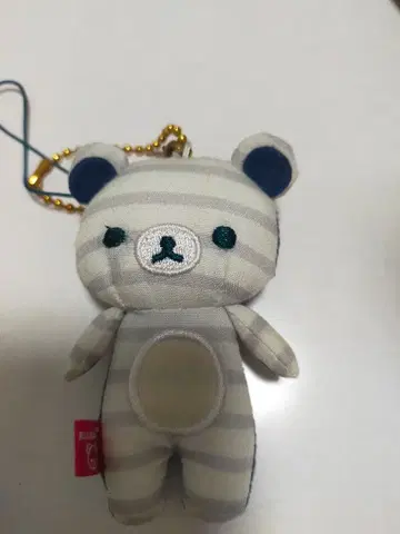 레어 리락쿠마 스토어 한정판 보더 리락쿠마 핸드폰 클리너 봉제 인형