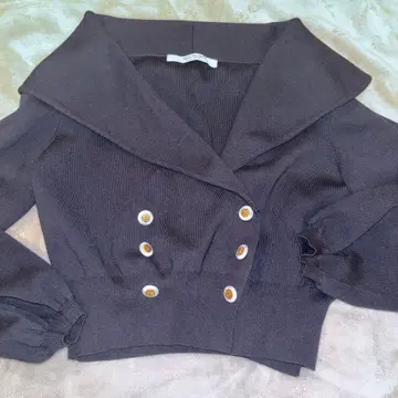 Herlipto Merseille 니트 재킷 네이비 S 사이즈