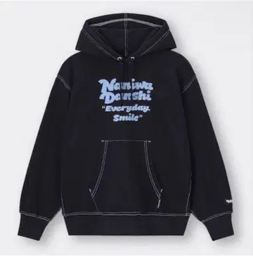 나니와단시 GU 콜라보 후드티 L