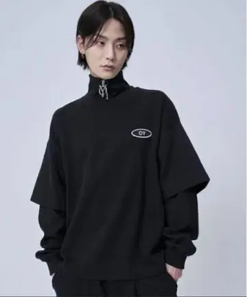 OY 하프 지퍼 맨투맨
