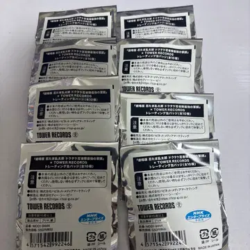 닌타마 란타로 타워 레코드 캔뱃지 8개 세트