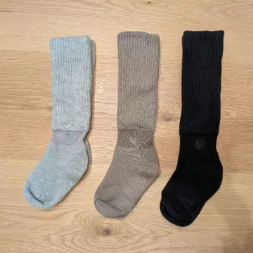 마루데코타츠 삭스 3켤레 세트 (그레이, 브라운, 블랙)