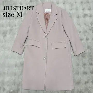 JILLSTUART 질스튜어트 핑크 롱 코트 M