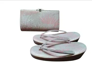 고급 핑크 조리와 클러치백 세트 / 일본 의류 / 포멀 / 결혼식 파티