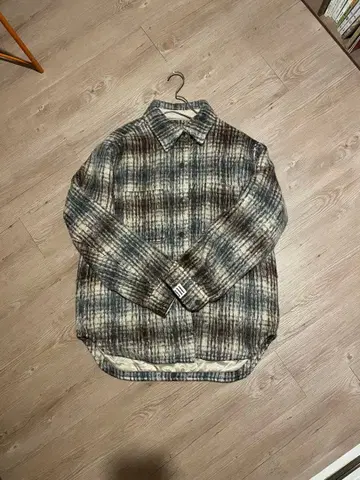 JIMWAG 체크 무늬 셔츠 자켓