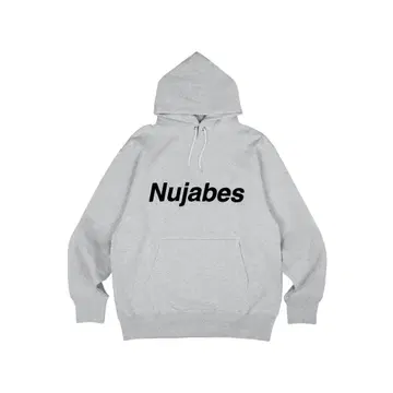 NUJABES 로고 후디 / 라이트 헤더 그레이