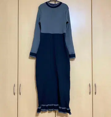 스콧 클럽 프릴 원피스