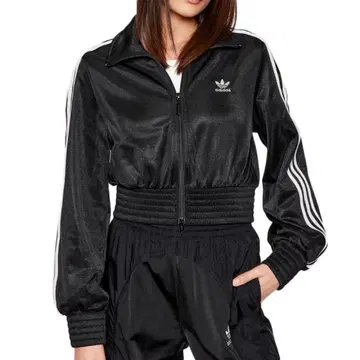 adidas 크롭 자켓 블랙