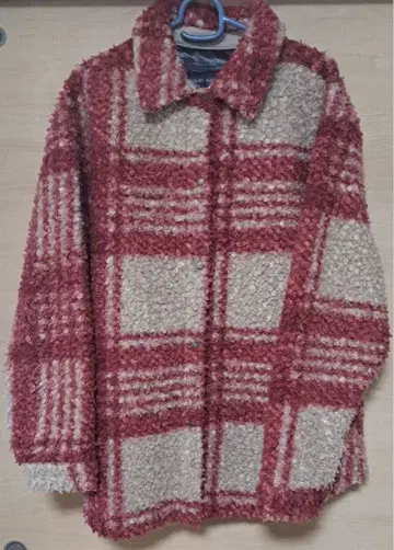 워크맨 푸들 보아 지퍼 블루종 여성용 L 레드