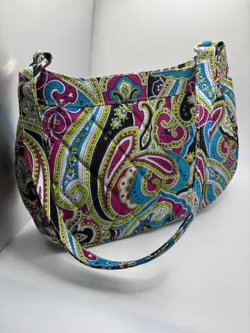 레어 Vera Bradley 페이즐리 무늬 숄더백 미사용