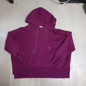 EVRIS 에브리스 후드티 버건디 퍼플 F 사이즈