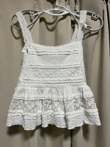 merry jenny 리본 레이스 페플럼 뷔스티에