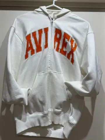 AVIREX 후드 부착 집업 후드티 L 사이즈 봄옷