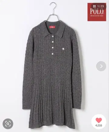 [ POLO BCS(폴로 비씨에스) ] 케이블 원피스