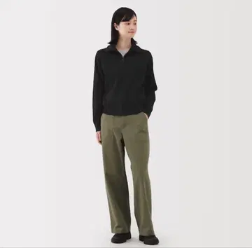 여성 세탁 가능한 밀라노 리브 편직 블루종