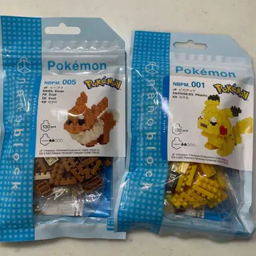 포켓몬 나노블록 이브이 & 피카츄