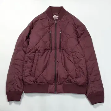 새상품급 UNIQLO 유니클로 리사이클 하이브리드 다운 자켓 M 와인
