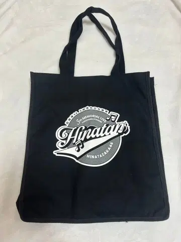 히나타자카46 5번째 히나탄사이 토트백 (블랙)