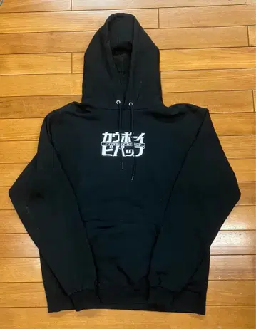 카우보이 비밥 champion 후드티 블랙