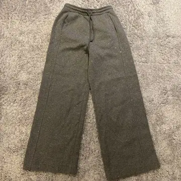 ZARA 글리터 텍스트 팬츠 S