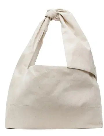 omar afridi knotted ridia bag ivory