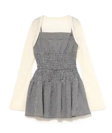 Betty shirring mini dress andmary