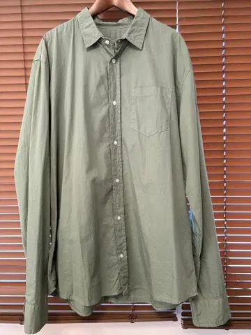 Frank & Eileen 론 헤르만 콜라보 올리브 그린 셔츠