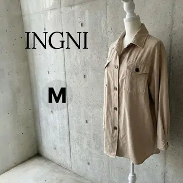 INGNI 잉그 CPO 셔츠 자켓 베이지 M 루즈핏