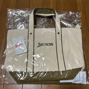 던롭 Srixon 라운드 토트백 아이보리/카키