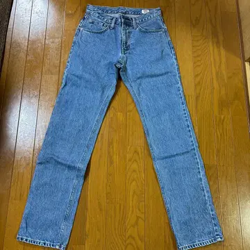 EDWIN 스트레이트 데님 블루