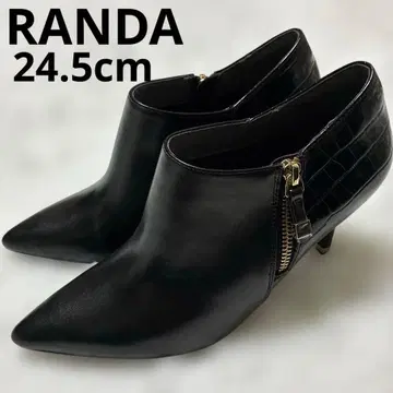 RANDA 블랙 부티 24.5cm