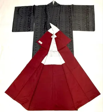 본고장 오시마 명주, 오비, 조리, 보증서 포함 순수 실크 미사용