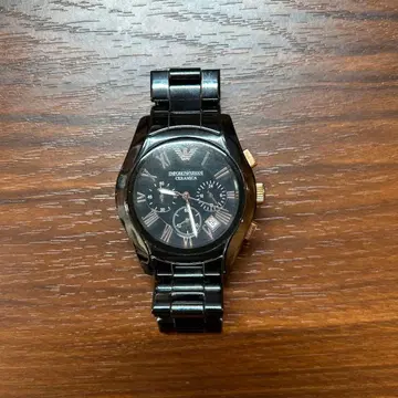 엠포리오 아르마니 크로노그래프 블랙