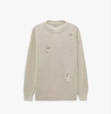 새상품급 ZARA 데미지 니트