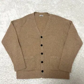 고급 COOHEM 코헨 캐시미어 가디건 요네토미 베이지 M