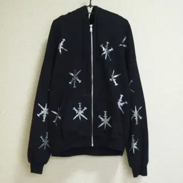 언노운 후드티 대거 큐빅 블랙 L