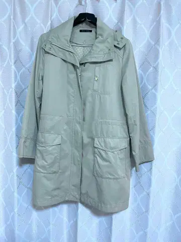 마리사 그레이스 후드 부착 베이지 자켓 L